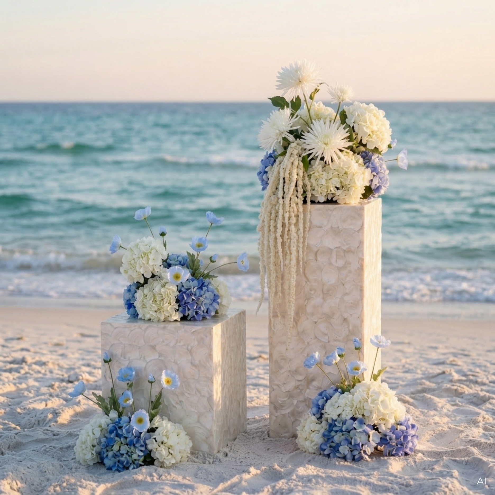 Seashell podium